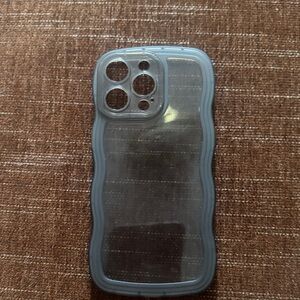 Transparent Blue Phone Case